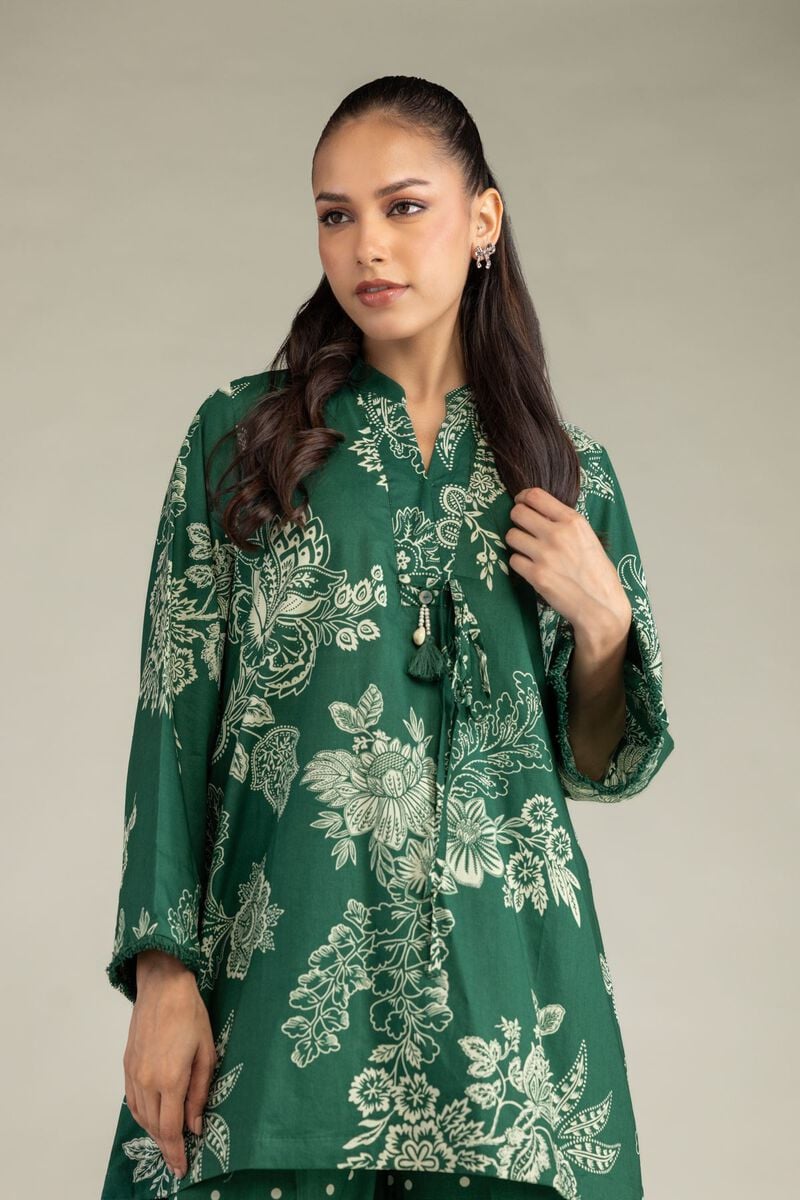 Green Cambric Kurta