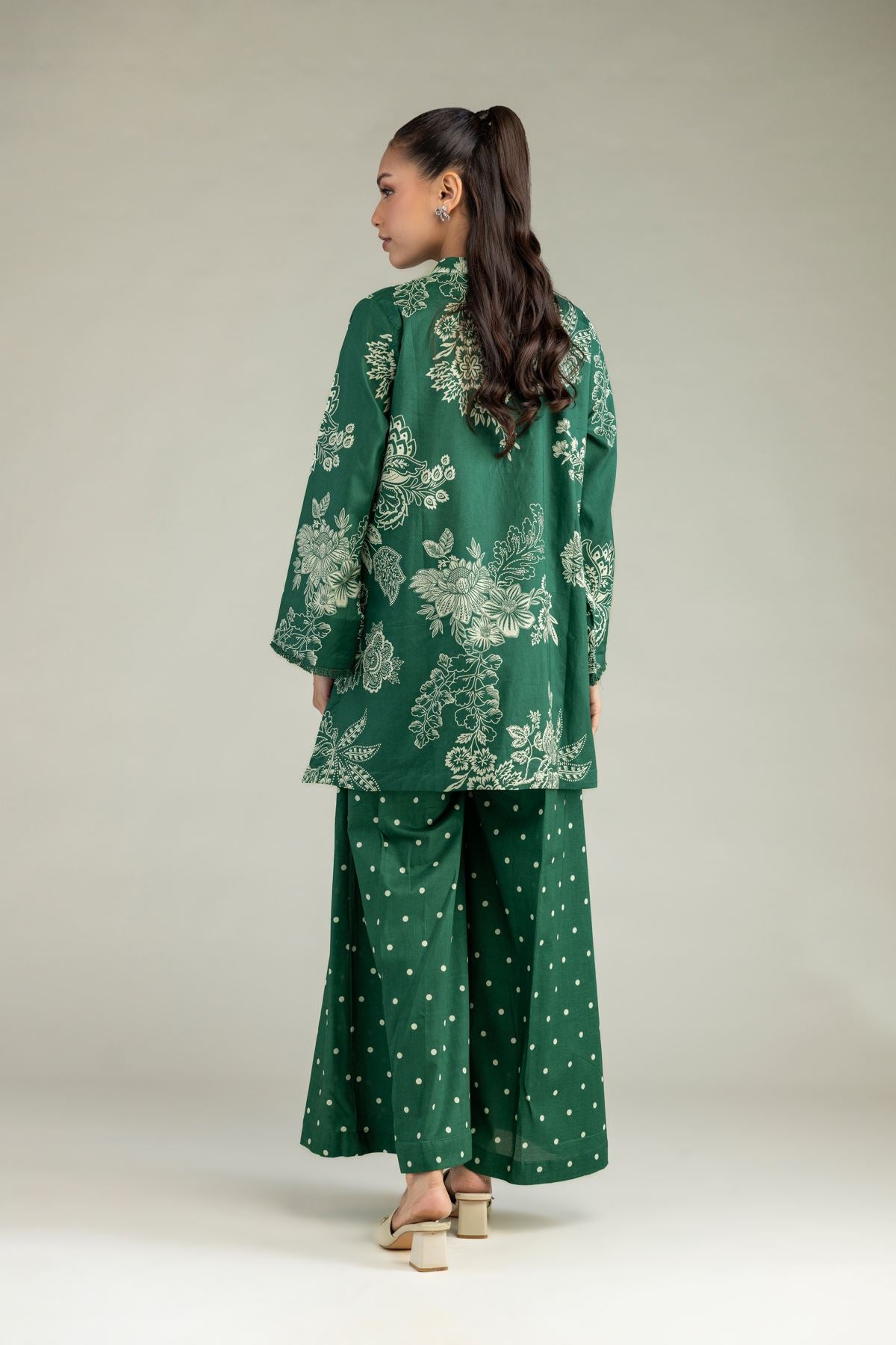 Green Cambric Kurta