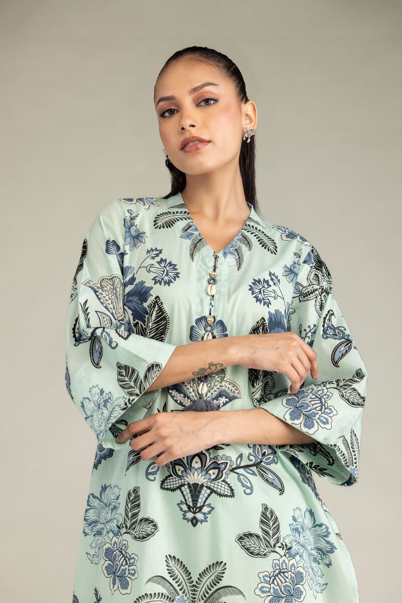 Floral Cambric Kurta