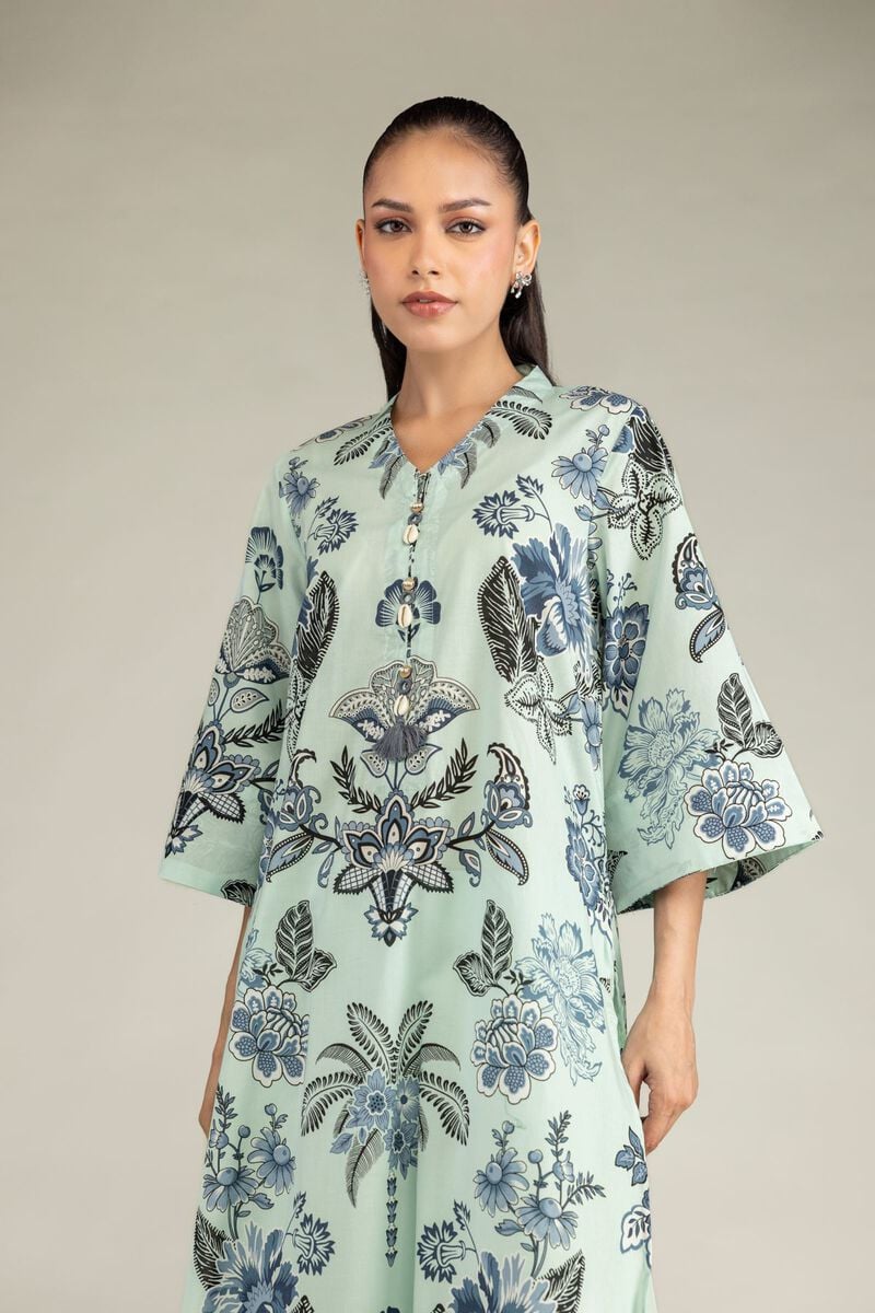 Floral Cambric Kurta