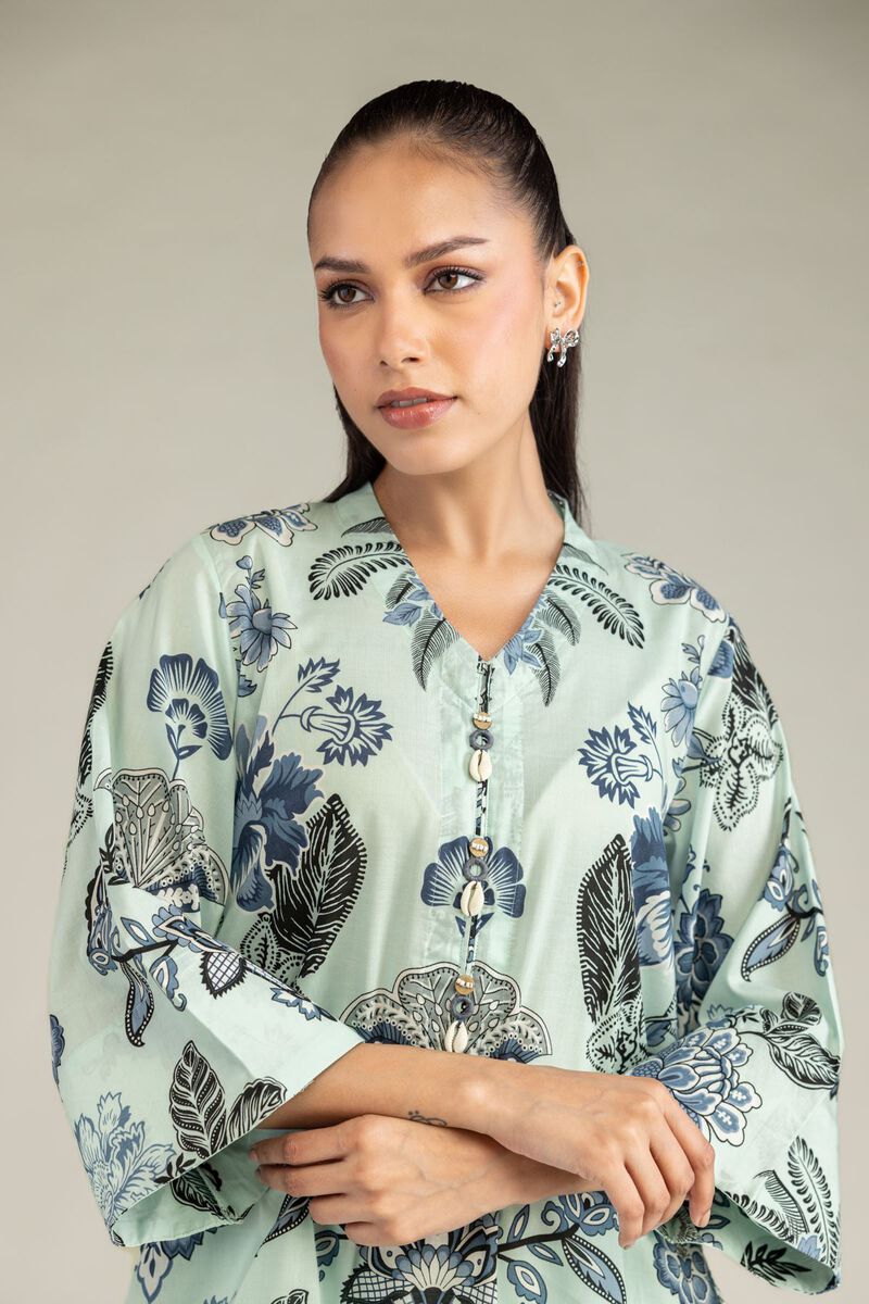 Floral Cambric Kurta