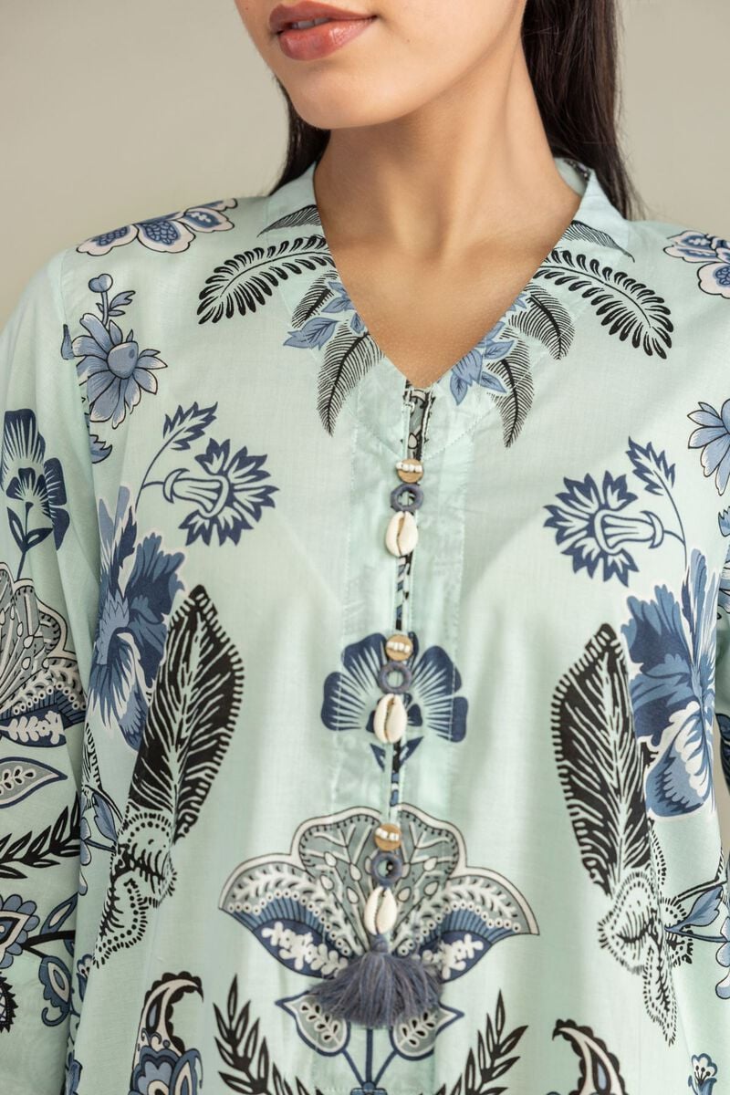 Floral Cambric Kurta