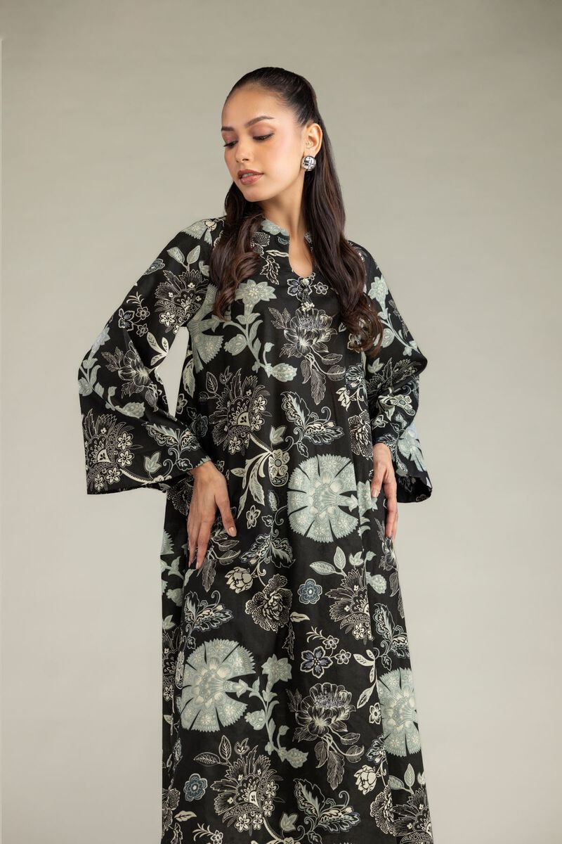 Black Cambric Kurta
