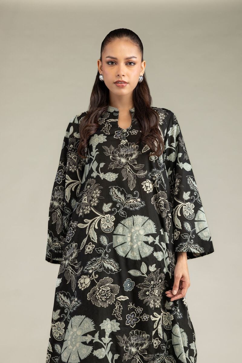 Black Cambric Kurta