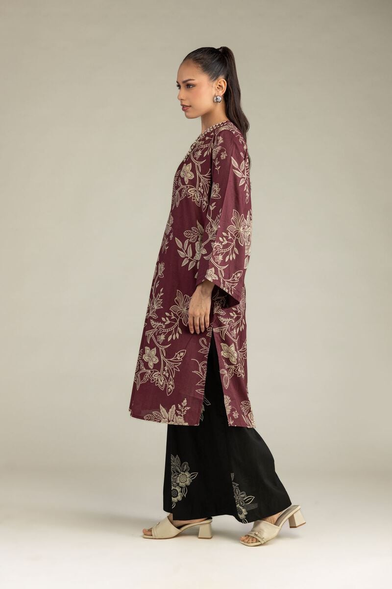 Black Floral Pants