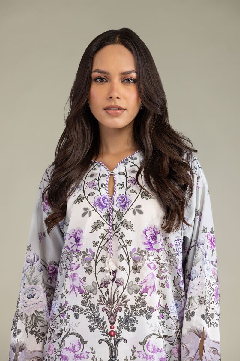 Floral Cambric Kurta