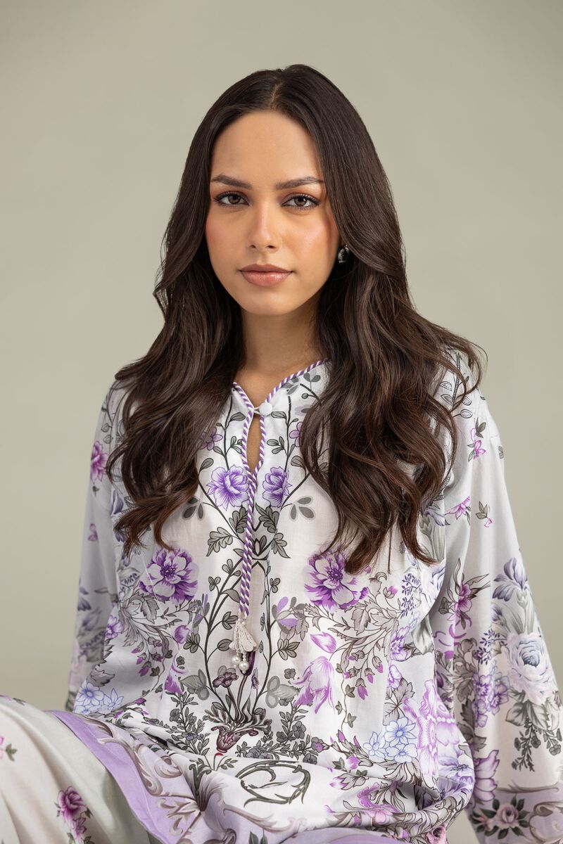 Floral Cambric Kurta