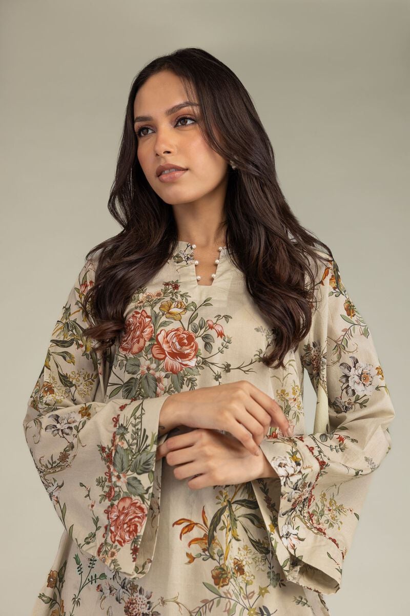 Short Beige Kurta