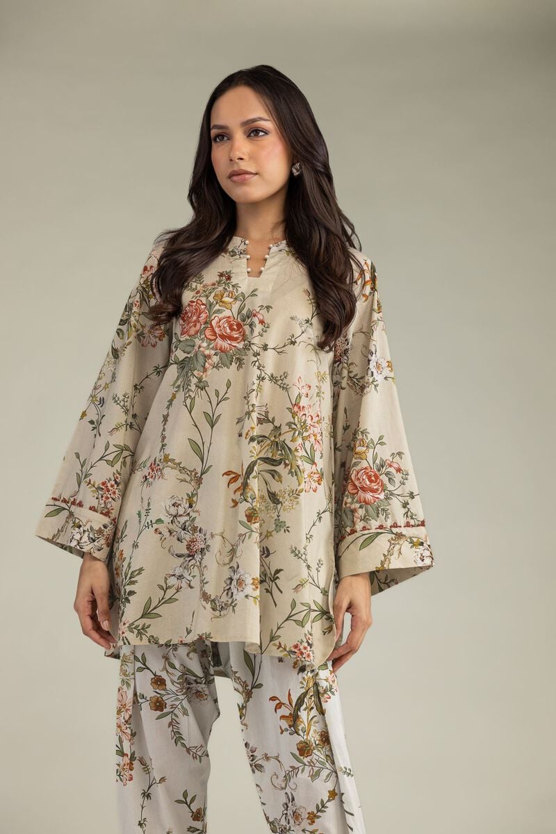 Short Beige Kurta