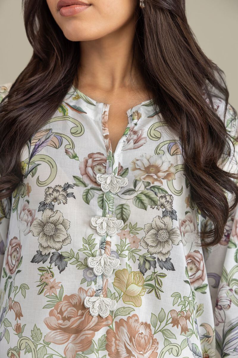 Floral Longline Kurta