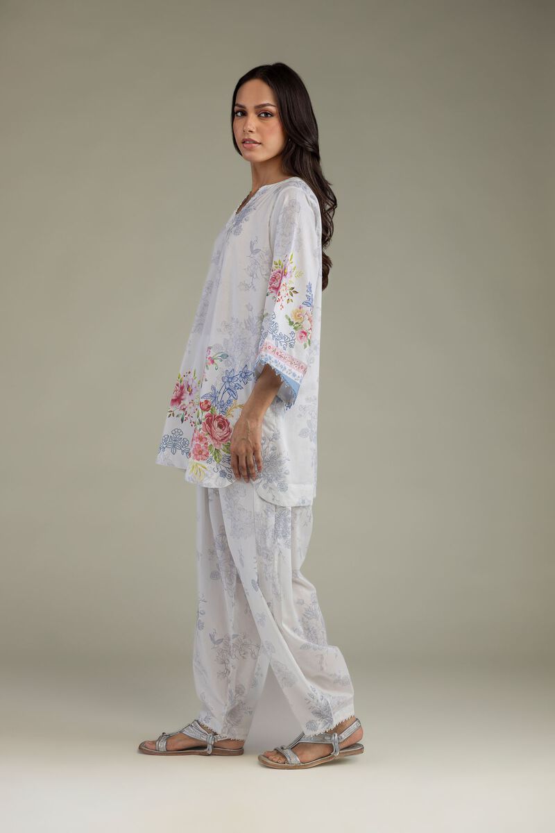 Floral Cambric Pants