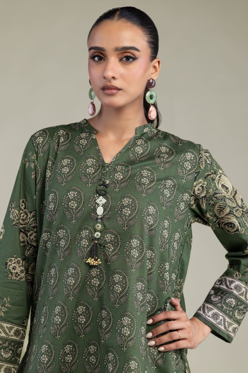 Short Green Kurta