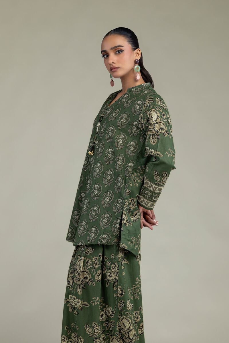 Short Green Kurta