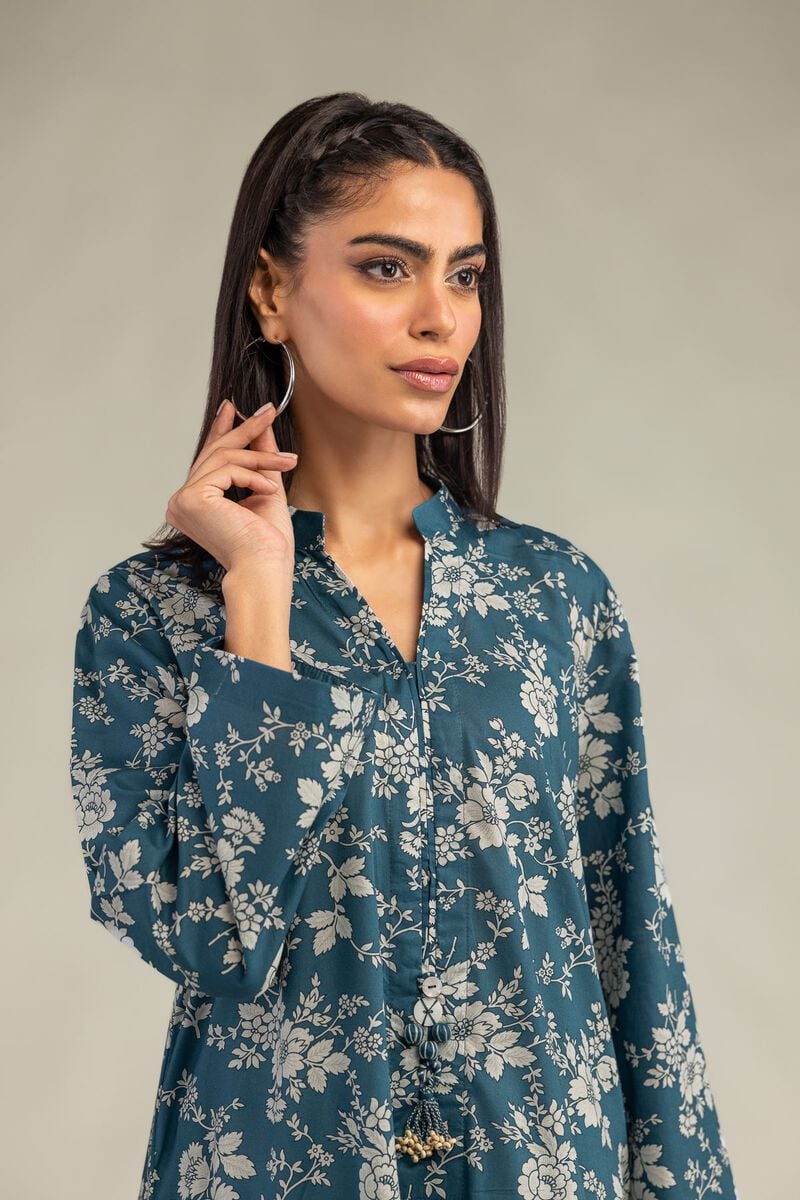 Cambric Longline Kurta 1-26-302-A-I2-VG