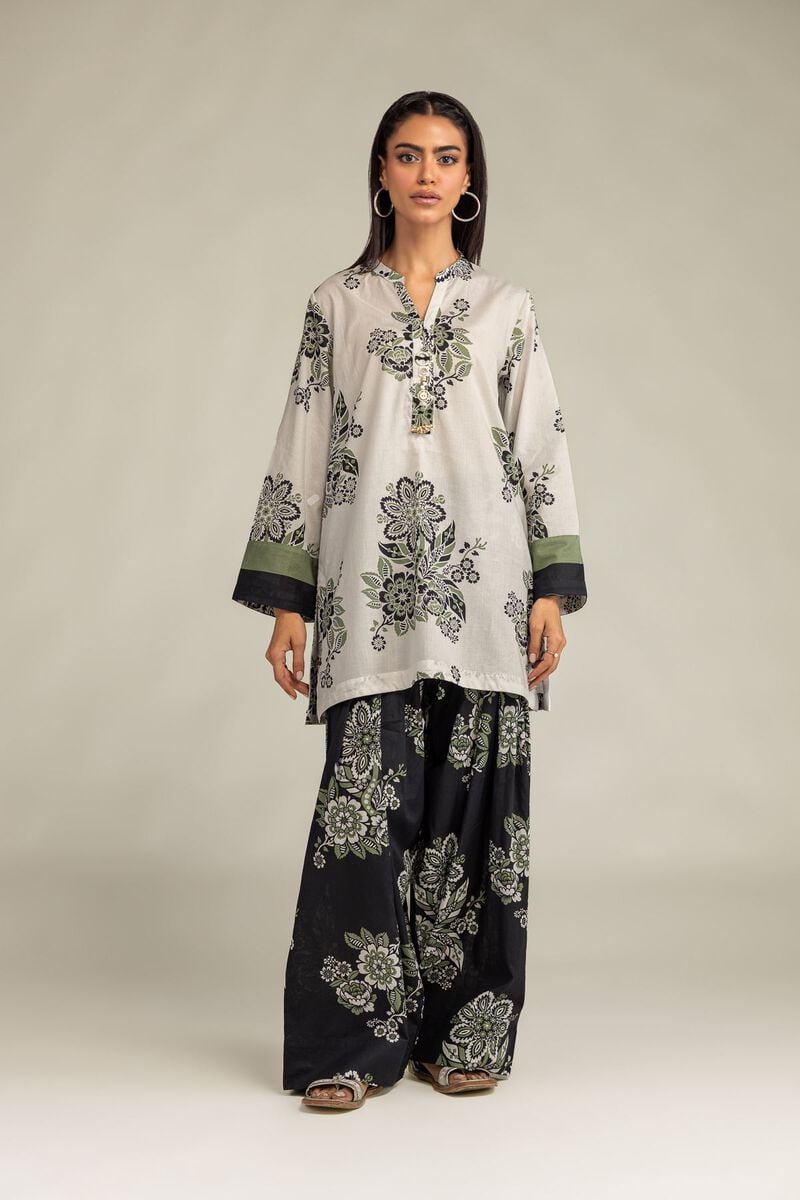 Floral Black Shalwar 1-26-302-B-E1-VG