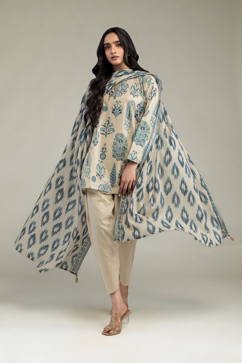 Floral Cambric Kurta