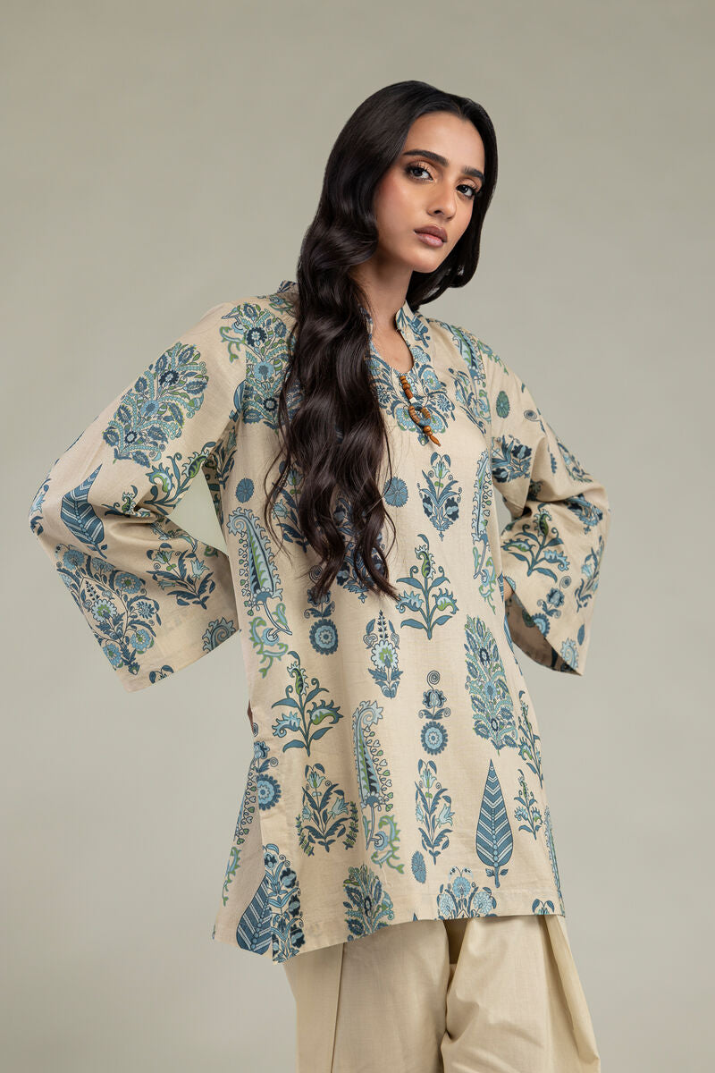 Floral Cambric Kurta