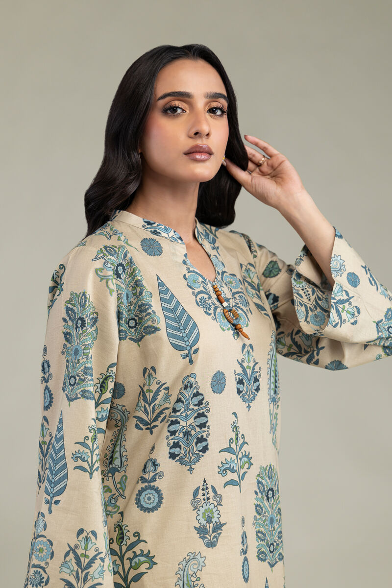 Floral Cambric Kurta
