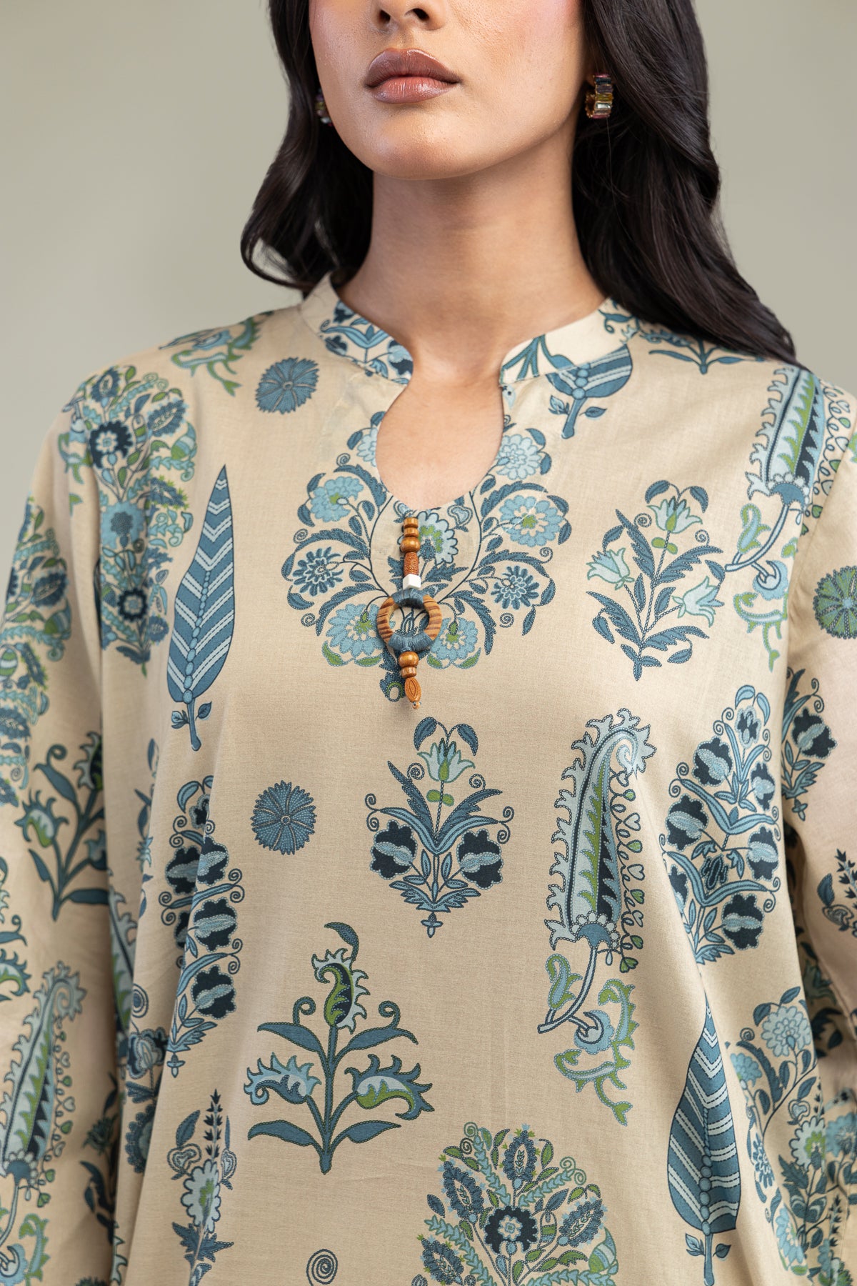 Floral Cambric Kurta