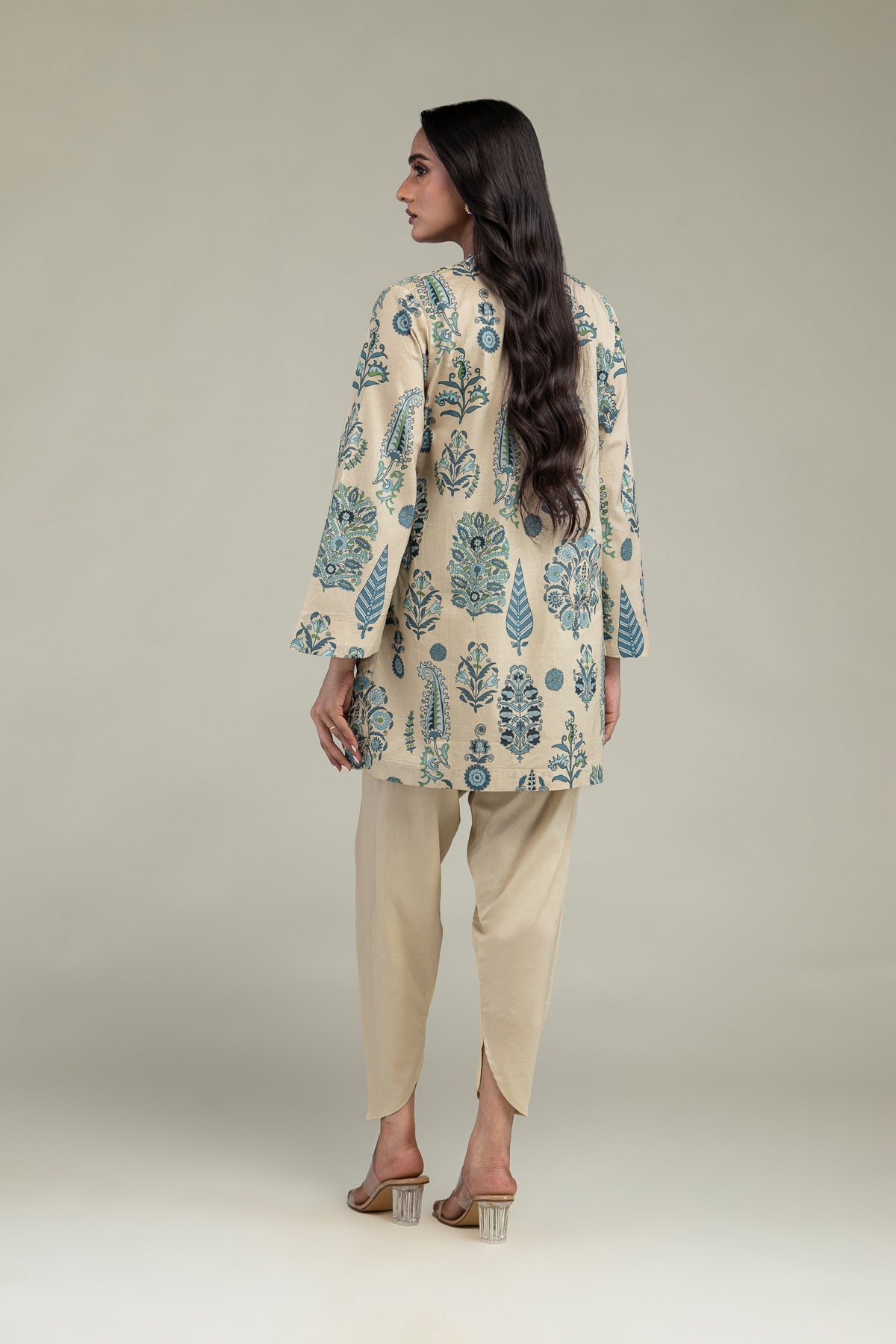 Floral Cambric Kurta