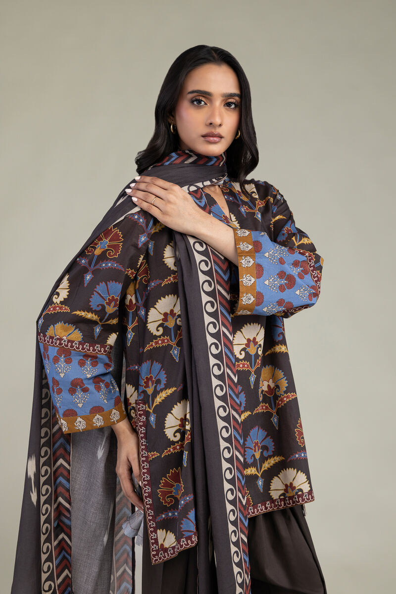 Floral Cambric Kurta
