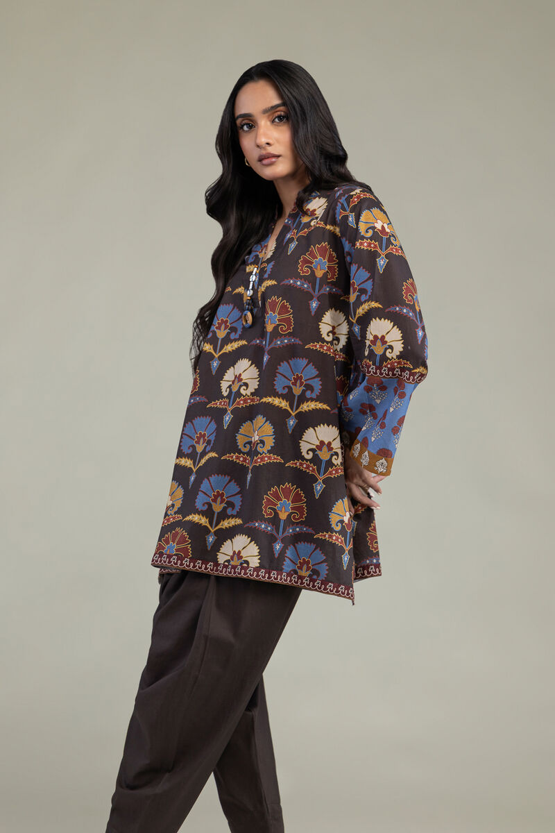 Floral Cambric Kurta