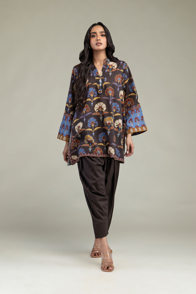 Floral Cambric Kurta