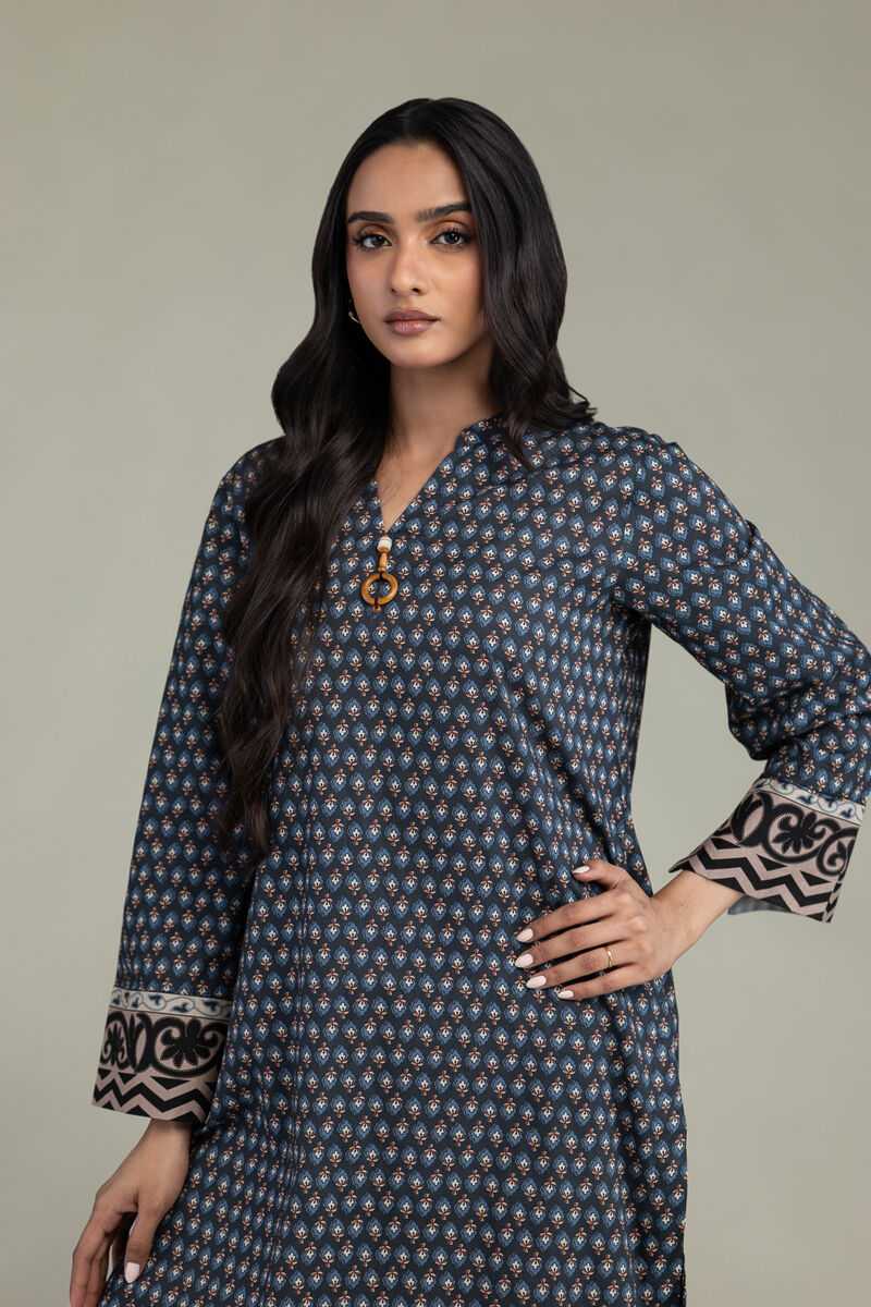 V-Neck Cambric Kurta