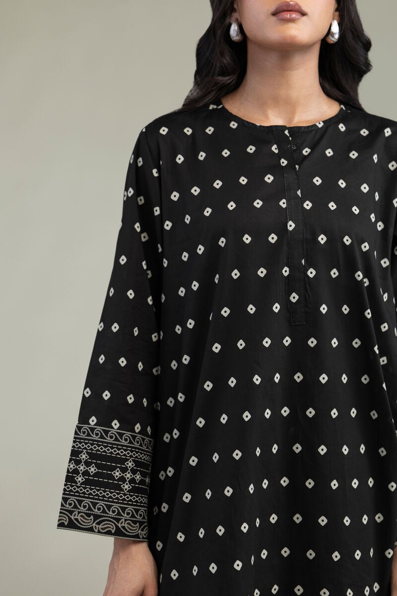 Short Black Kurta