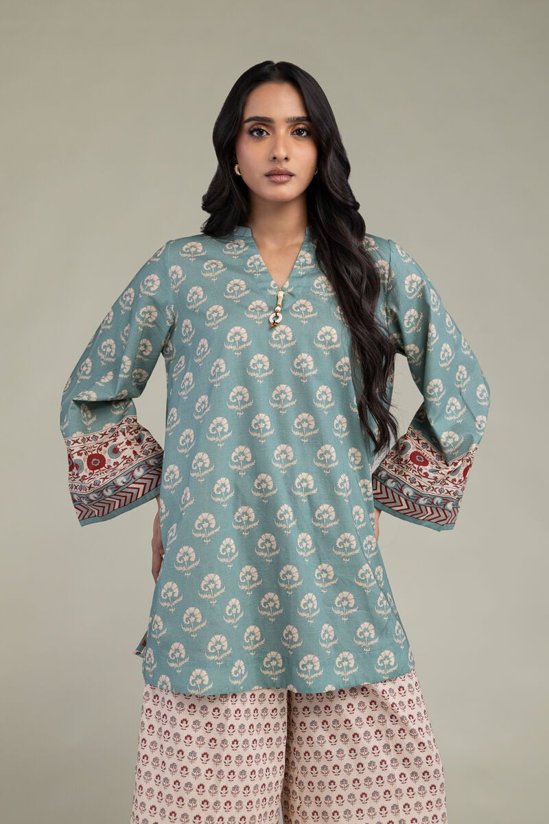 Short Floral Kurta