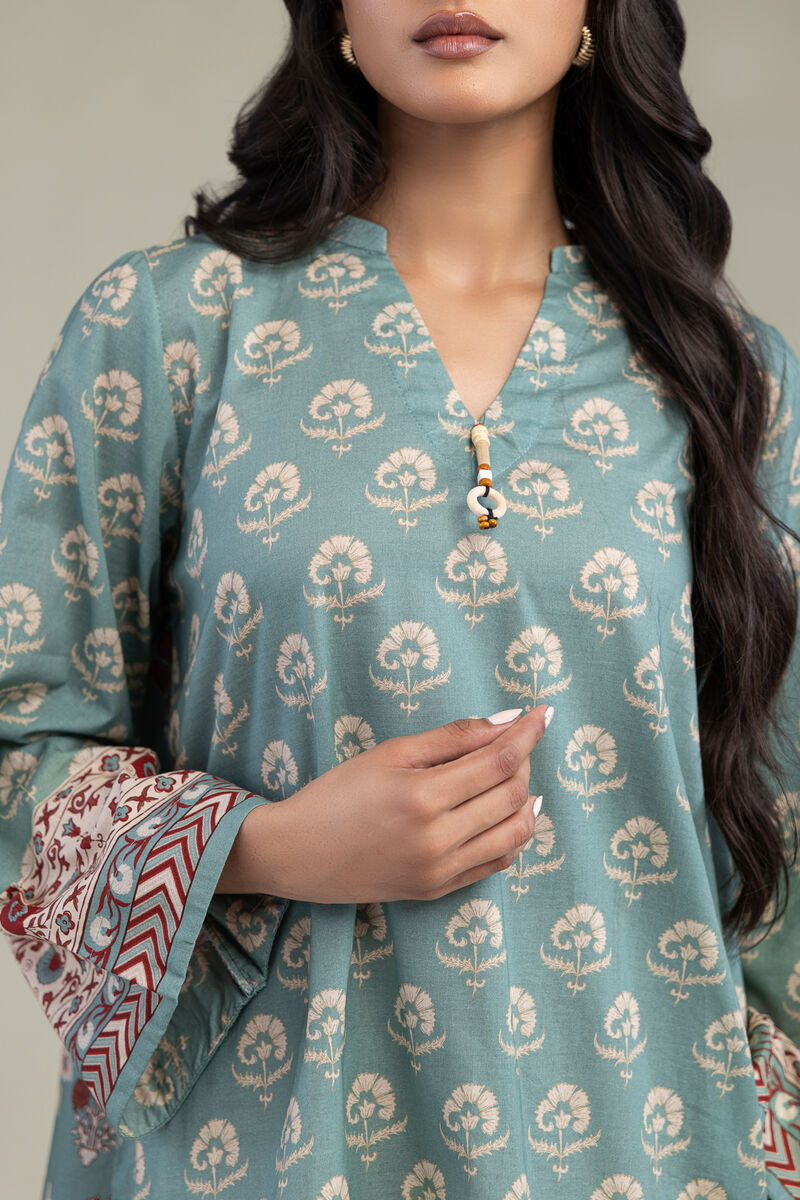 Short Floral Kurta