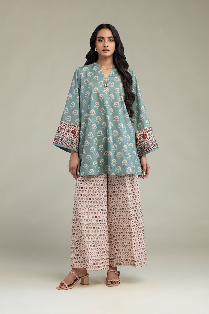 Short Floral Kurta