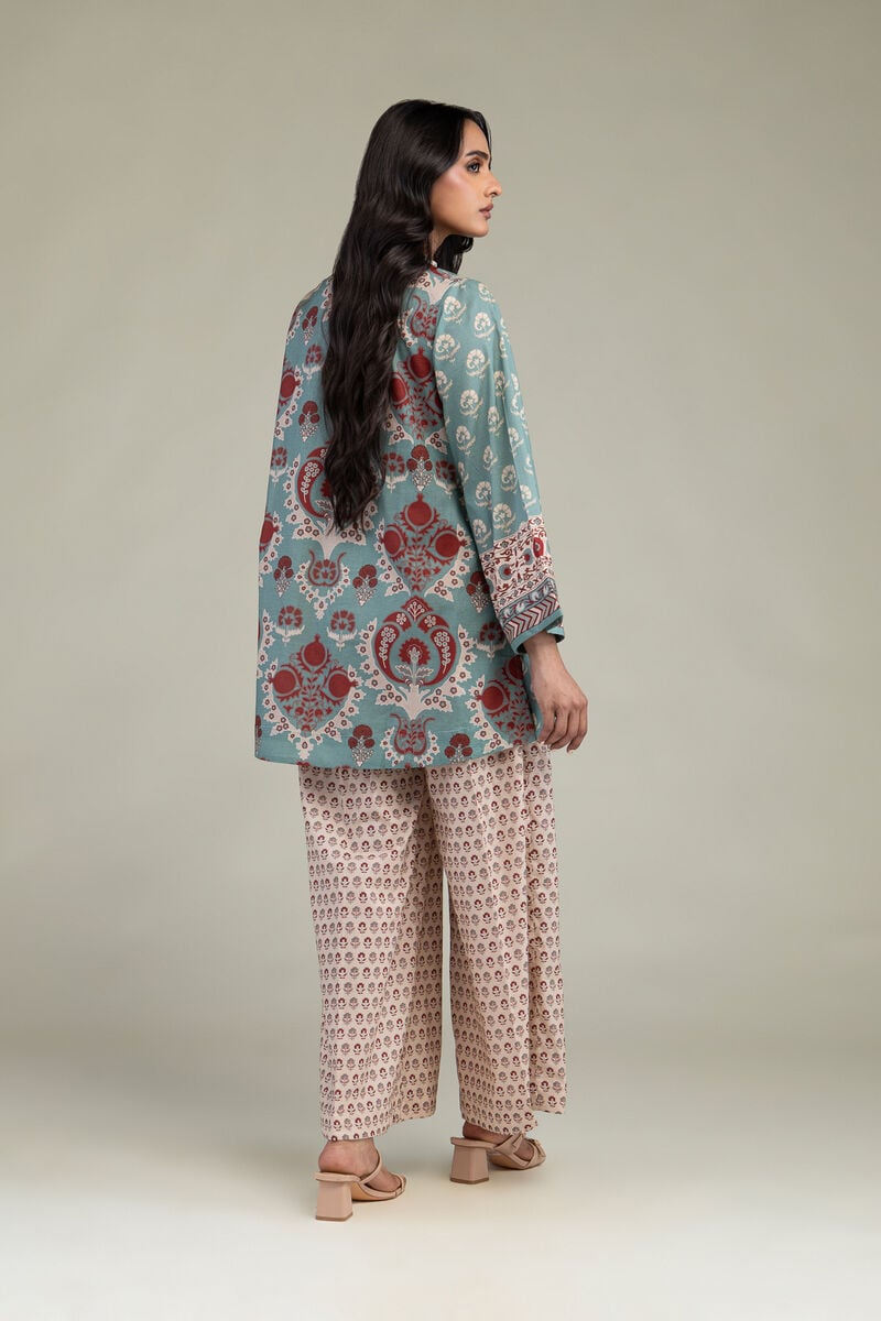 Short Floral Kurta