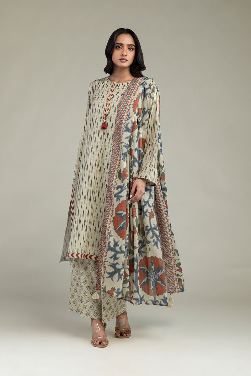 Floral Lawn Dupatta