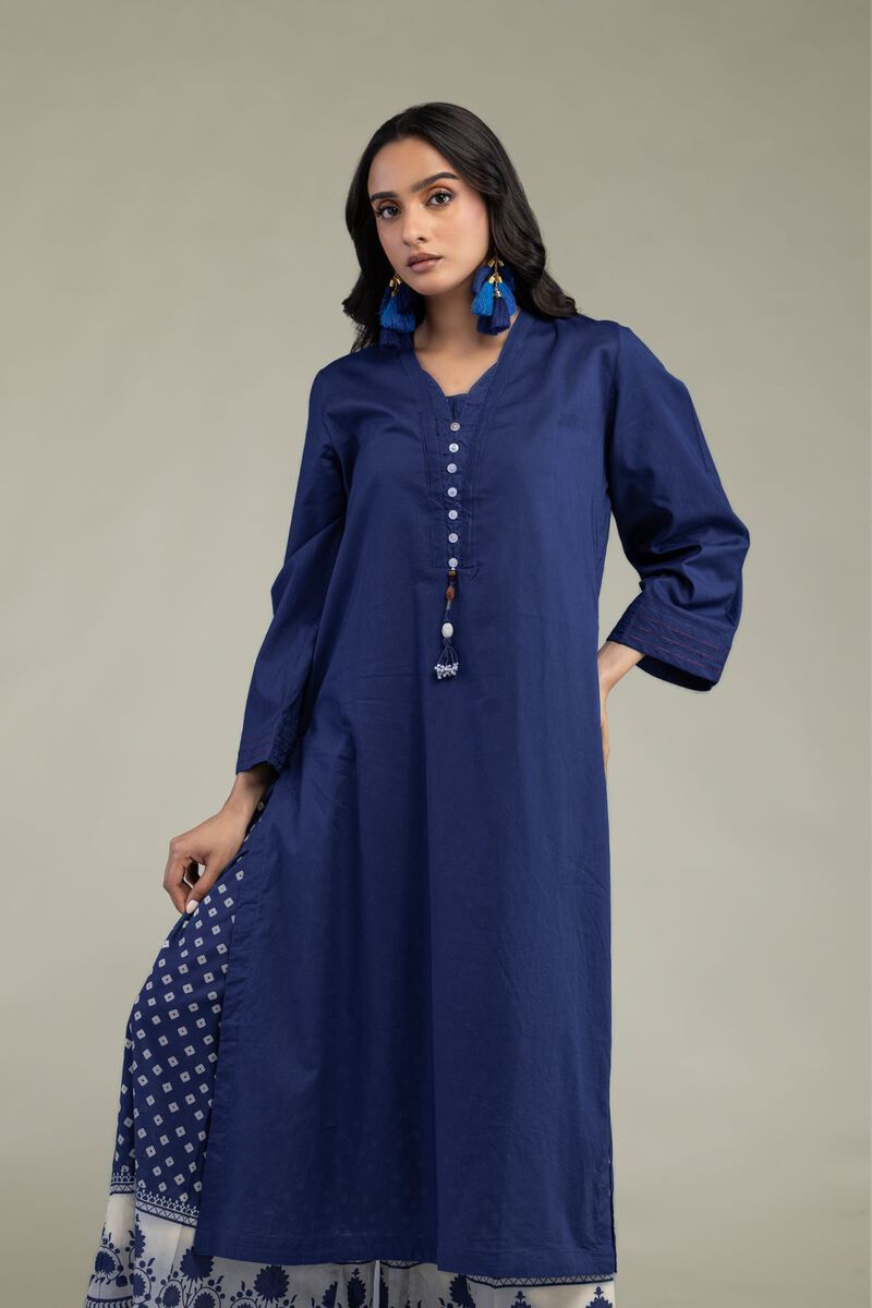 Longline Solid Kurta