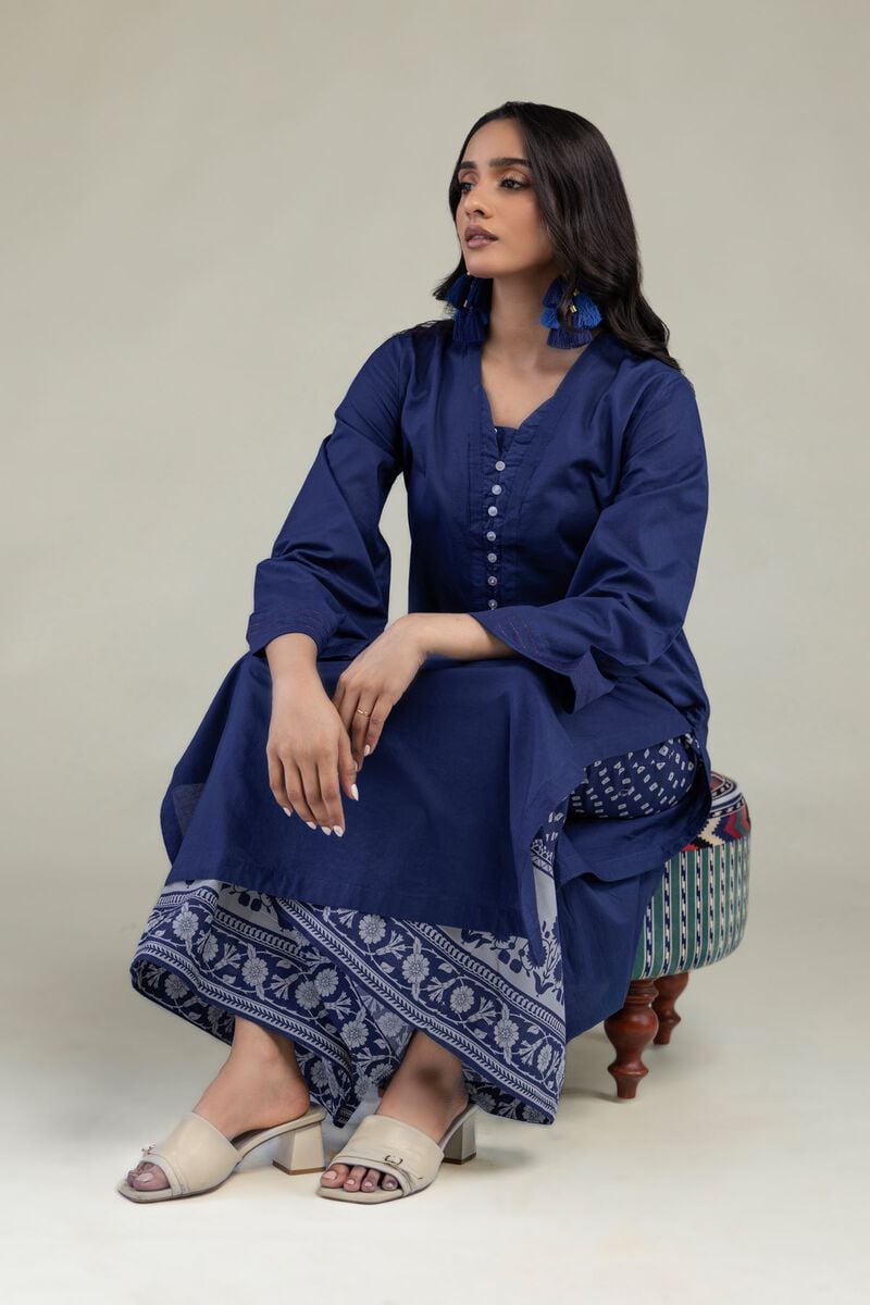 Longline Solid Kurta