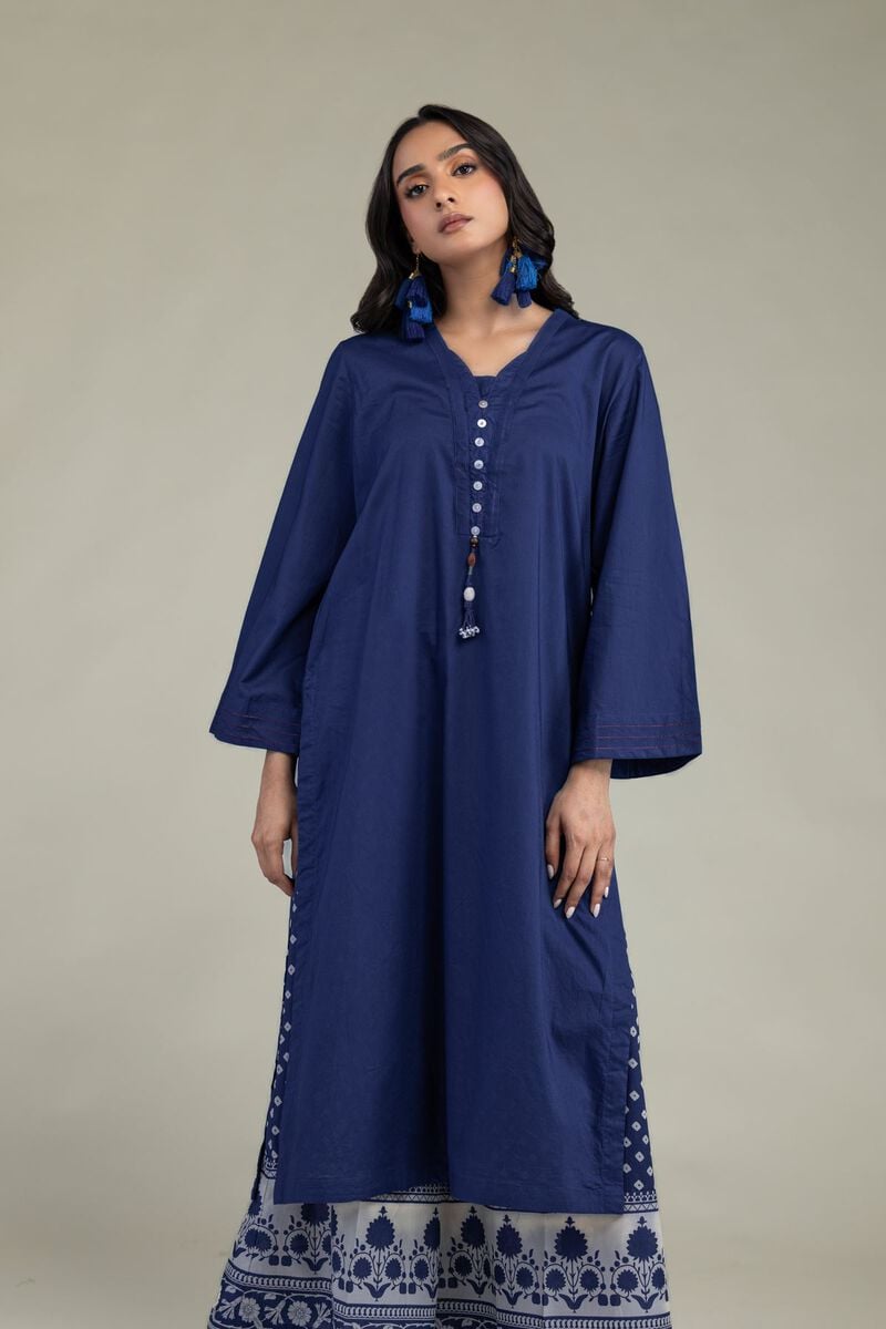 Longline Solid Kurta