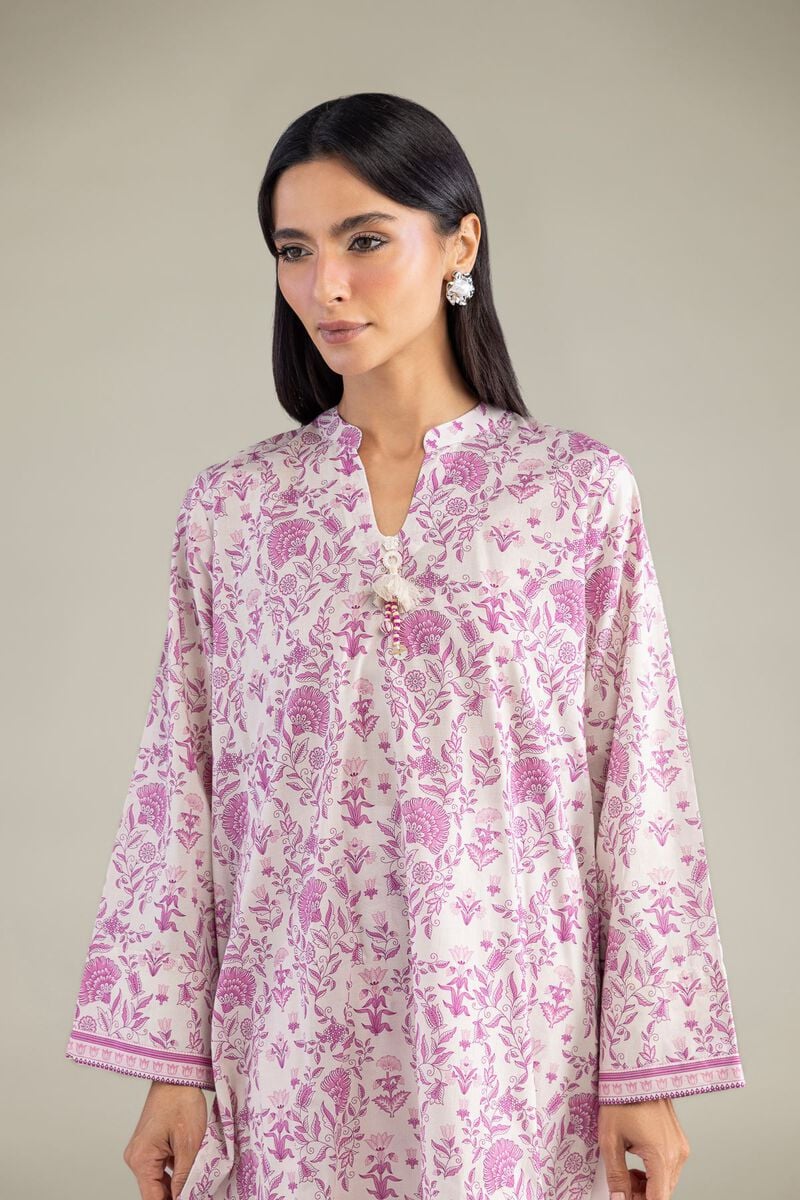 Short Floral Kurta