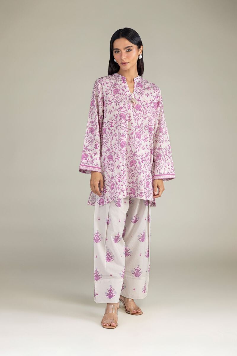 Short Floral Kurta