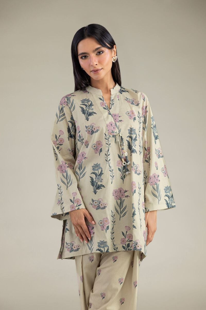 Floral Cambric Kurta