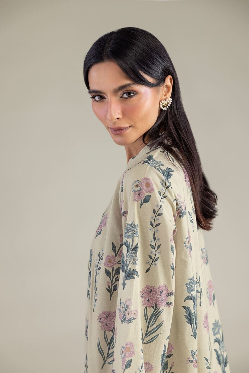 Floral Cambric Kurta