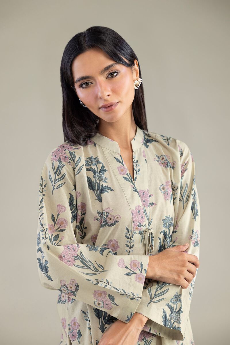 Floral Cambric Kurta