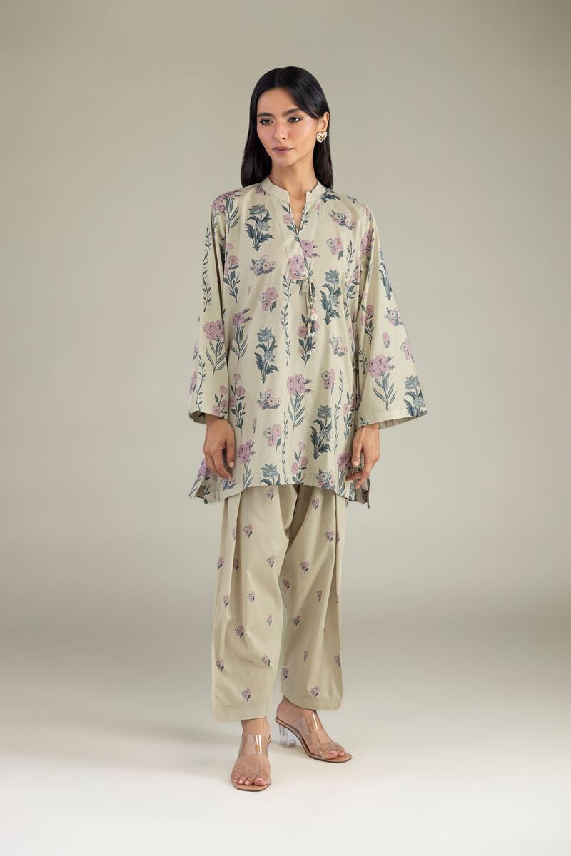 Floral Cambric Kurta