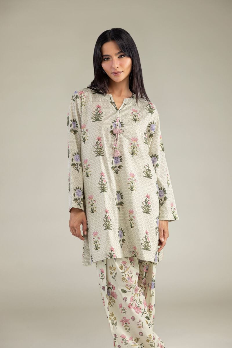Floral Cambric Kurta