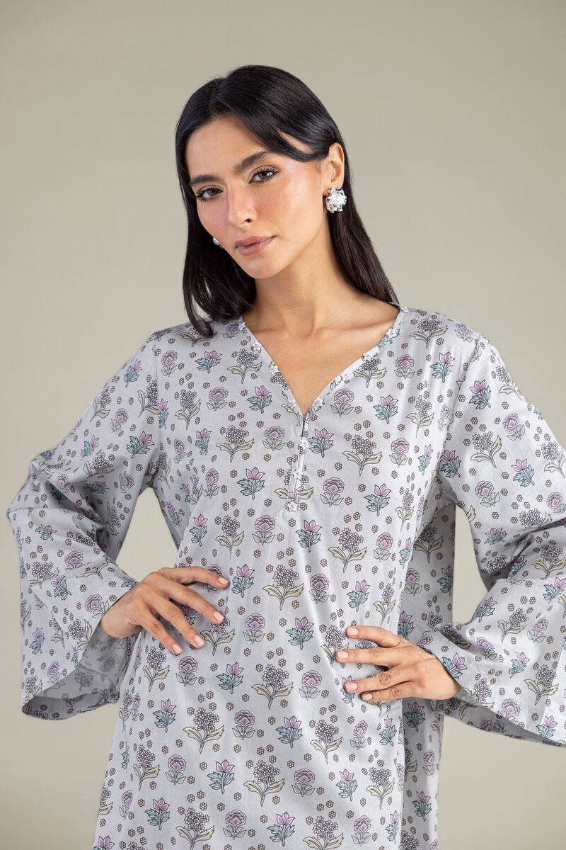 Floral Cambric Kurta