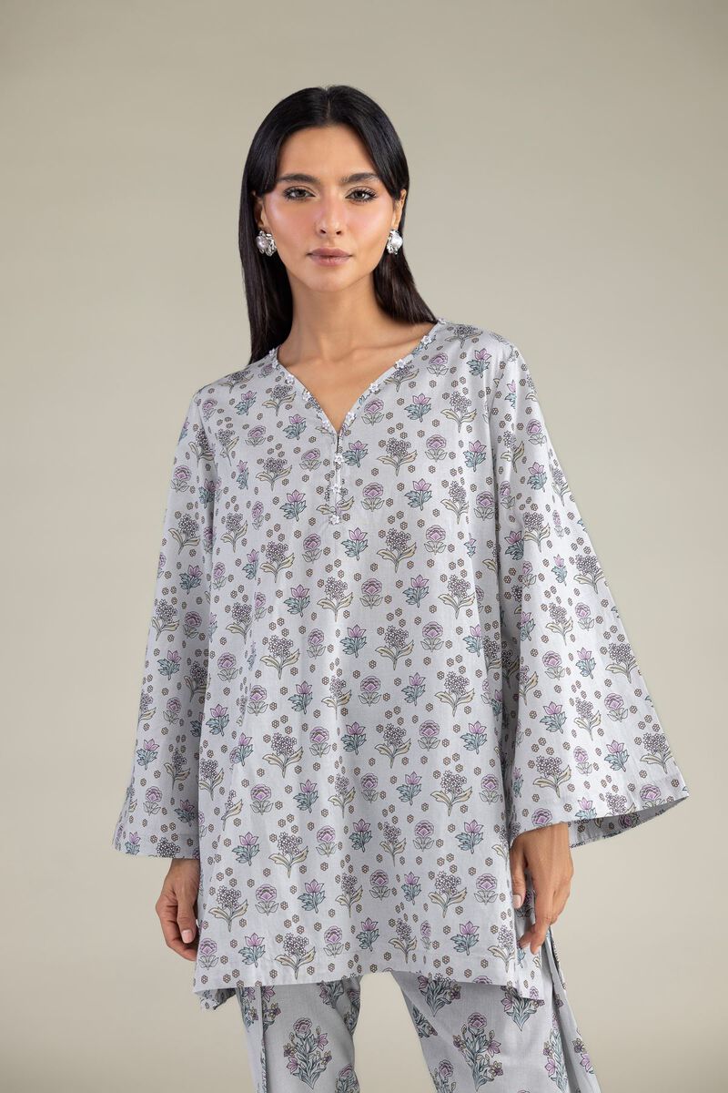 Floral Cambric Kurta