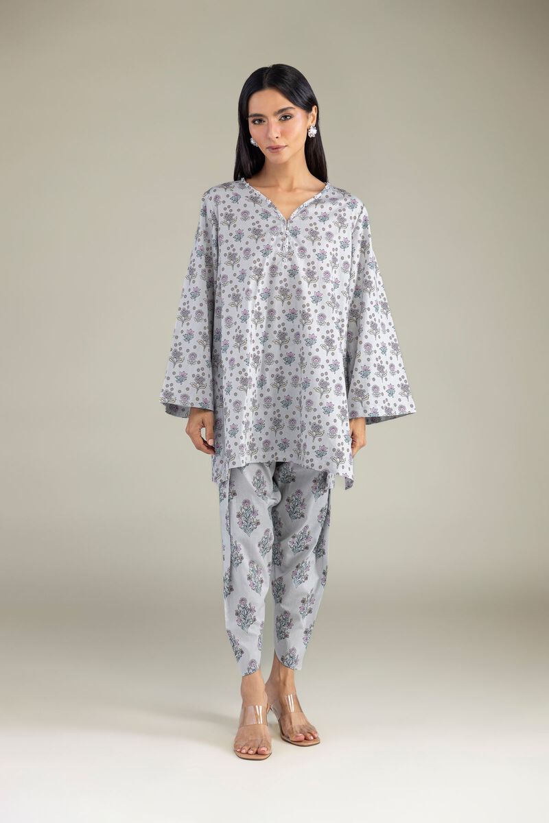 Floral Cambric Kurta