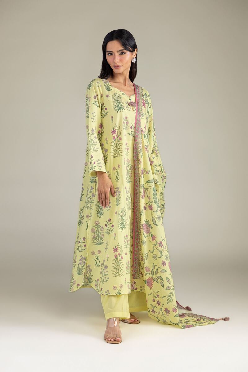 Yellow Cambric Kurta