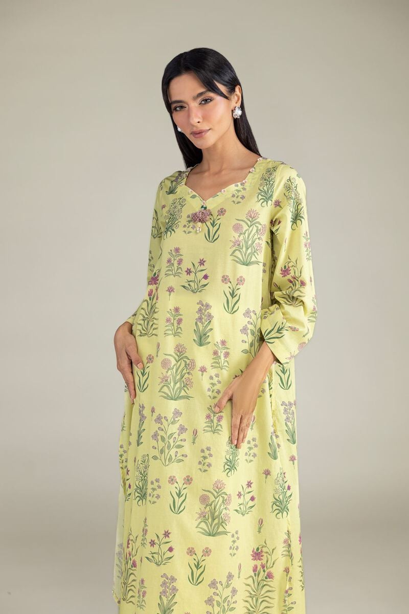 Yellow Cambric Kurta