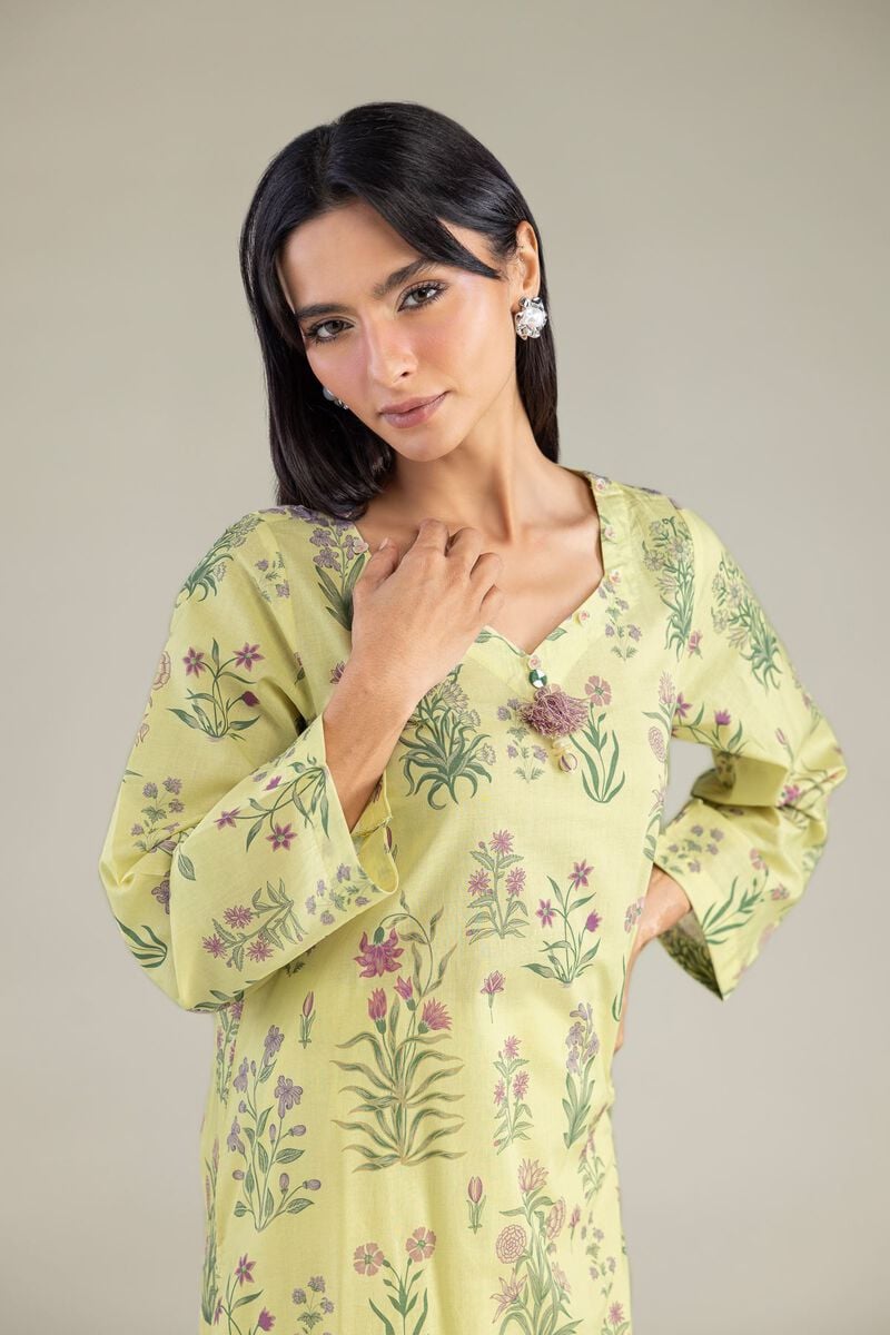 Yellow Cambric Kurta